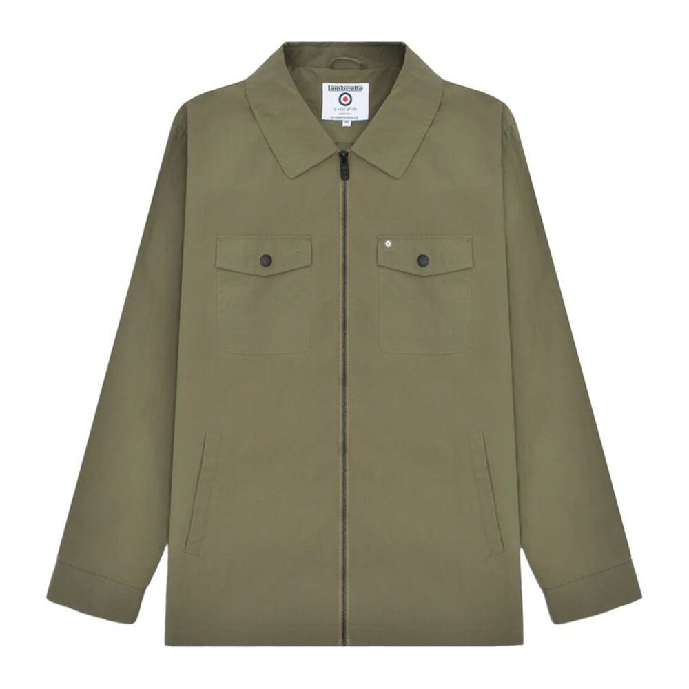 Lambretta Mens Kalmar Jacket / Khaki Green